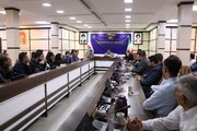 دیدار صمیمانه  سرپرست اداره کل راهداری و حمل و نقل جاده ای خوزستان با همکاران شاغل در معاونت های راهداری و حمل و نقل