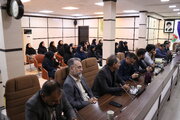 دیدار صمیمانه  سرپرست اداره کل راهداری و حمل و نقل جاده ای خوزستان با همکاران شاغل در معاونت های راهداری و حمل و نقل