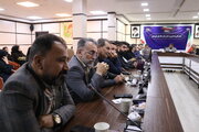 دیدار صمیمانه  سرپرست اداره کل راهداری و حمل و نقل جاده ای خوزستان با همکاران شاغل در معاونت های راهداری و حمل و نقل