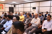 دیدار صمیمانه  سرپرست اداره کل راهداری و حمل و نقل جاده ای خوزستان با همکاران شاغل در معاونت های راهداری و حمل و نقل
