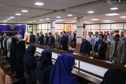 دیدار صمیمانه یزدان خسروی سرپرست اداره کل راهداری و حمل و نقل جاده ای خوزستان با همکاران شاغل در معاونت های فنی و راه های روستایی، توسعه مدیریت و منابع و حوزه مدیریت