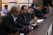 دیدار صمیمانه یزدان خسروی سرپرست اداره کل راهداری و حمل و نقل جاده ای خوزستان با همکاران شاغل در معاونت های فنی و راه های روستایی، توسعه مدیریت و منابع و حوزه مدیریت