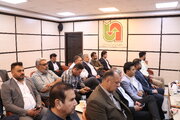 نشست صمیمانه سرپرست اداره کل راهداری و حمل و نقل جاده ای با روسای انجمن های صنفی و شرکت های حمل و نقل کالا و مسافر استان