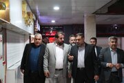 بازدید یزدان خسروی سرپرست اداره کل راهداری و حمل و نقل جاده ای خوزستان از پایانه مسافربری سیاحت اهواز
