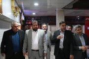 بازدید یزدان خسروی سرپرست اداره کل راهداری و حمل و نقل جاده ای خوزستان از پایانه مسافربری سیاحت اهواز