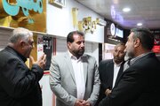 بازدید یزدان خسروی سرپرست اداره کل راهداری و حمل و نقل جاده ای خوزستان از پایانه مسافربری سیاحت اهواز