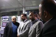 بازدید یزدان خسروی سرپرست اداره کل راهداری و حمل و نقل جاده ای خوزستان از پایانه مسافربری سیاحت اهواز