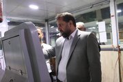 بازدید یزدان خسروی سرپرست اداره کل راهداری و حمل و نقل جاده ای خوزستان از پایانه مسافربری سیاحت اهواز