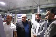بازدید یزدان خسروی سرپرست اداره کل راهداری و حمل و نقل جاده ای خوزستان از پایانه مسافربری سیاحت اهواز