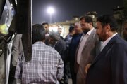 بازدید یزدان خسروی سرپرست اداره کل راهداری و حمل و نقل جاده ای خوزستان از پایانه مسافربری سیاحت اهواز