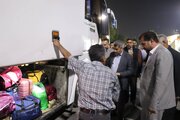بازدید یزدان خسروی سرپرست اداره کل راهداری و حمل و نقل جاده ای خوزستان از پایانه مسافربری سیاحت اهواز