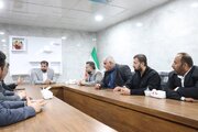 بازدید یزدان خسروی سرپرست اداره کل راهداری و حمل و نقل جاده ای خوزستان از پایانه مسافربری سیاحت اهواز