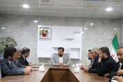 بازدید یزدان خسروی سرپرست اداره کل راهداری و حمل و نقل جاده ای خوزستان از پایانه مسافربری سیاحت اهواز