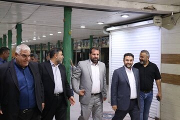 بازدید یزدان خسروی سرپرست اداره کل راهداری و حمل و نقل جاده ای خوزستان از پایانه مسافربری سیاحت اهواز