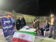 ببینید| برپایی میز خدمت اداره راه و شهرسازی در تجمعات شب های اقتدار شوشتر