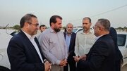 برگزاری مراسم کلنگ زنی و آغاز عملیات بهسازی و آسفالت ۷ محور فرعی و روستایی شهرستان شادگان با حضورسرپرست اداره کل راهداری و حمل و نقل جاده‌ای خوزستان