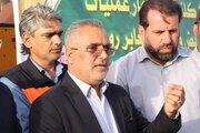 برگزاری مراسم کلنگ زنی و آغاز عملیات بهسازی و آسفالت ۷ محور فرعی و روستایی شهرستان شادگان با حضورسرپرست اداره کل راهداری و حمل و نقل جاده‌ای خوزستان