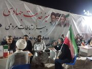 ببینید|برگزاری دومین میز خدمت اداره کل راه و شهرسازی سیستان و بلوچستان در تجمعات شب‌های اقتدار زاهدان