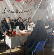 ببینید|برگزاری دومین میز خدمت اداره کل راه و شهرسازی سیستان و بلوچستان در تجمعات شب‌های اقتدار زاهدان