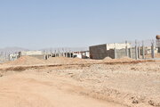 ساخت خانه های یک طبقه در شهرک هکتاری نهضت ملی مسکن دامغان استان سمنان