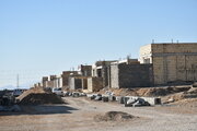 ساخت خانه های یک طبقه در شهرک هکتاری نهضت ملی مسکن دامغان استان سمنان