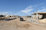 ساخت خانه های یک طبقه در شهرک هکتاری نهضت ملی مسکن دامغان استان سمنان