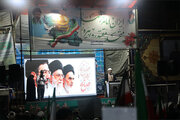 میز خدمت اداره کل راهداری و حمل و نقل جاده‌ای کردستان در تجمع شبانه مردم سنندج