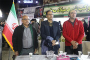 میز خدمت اداره کل راهداری و حمل و نقل جاده‌ای کردستان در تجمع شبانه مردم سنندج