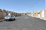 عملیات آسفالت ریزی خیابان های فاز اول خانه های یک طبقه جایگزین مسکن مهر ناایمن سمنان