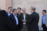ببینید| بازدید معاون وزیر راه و شهرسازی از ساختمان‌های آسیب‌دیده دانشگاه شریف در «جنگ تحمیلی سوم» و نشست تخصصی با رییس دانشگاه