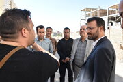 نظارت مدیرکل راه و شهرسازی استان سمنان بر روند تکمیل پروژه های بهارستان و حکیم الهی سمنان