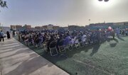 ببینید| آغاز مسابقات فوتبال جام محلات حاشیه شهر زاهدان به یاد شهدای مدرسه شجره طیبه و شهدای جنگ رمضان