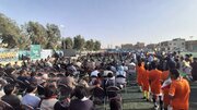 ببینید| آغاز مسابقات فوتبال جام محلات حاشیه شهر زاهدان به یاد شهدای مدرسه شجره طیبه و شهدای جنگ رمضان