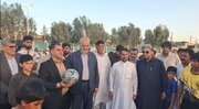 ببینید| آغاز مسابقات فوتبال جام محلات حاشیه شهر زاهدان به یاد شهدای مدرسه شجره طیبه و شهدای جنگ رمضان(2)