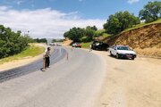 ببینید| شروع عملیات روکش آسفالت مسیر جوانرود ـ ثلاث باباجانی(حد فاصل کانی گوهر)