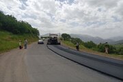 ببینید| شروع عملیات روکش آسفالت مسیر جوانرود ـ ثلاث باباجانی(حد فاصل کانی گوهر)