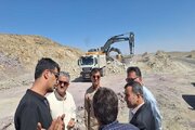 ببینید| بازدید میدانی معاون هماهنگی امور عمرانی استاندار و مدیر کل راه و شهرسازی سیستان و بلوچستان از ساخت بزرگراه زاهدان – خاش