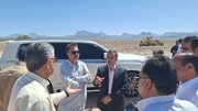 ببینید| بازدید میدانی معاون هماهنگی امور عمرانی استاندار و مدیر کل راه و شهرسازی سیستان و بلوچستان از ساخت بزرگراه زاهدان – خاش