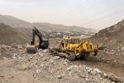 ببینید|ادامه عملیات احداث کنار گذر پل B1 توسط اداره کل راهداری و حمل و نقل جاده‌ای استان البرز