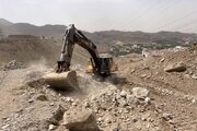 ببینید|ادامه عملیات احداث کنار گذر پل B1 توسط اداره کل راهداری و حمل و نقل جاده‌ای استان البرز