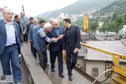 ببینید | بازديد مدیرعامل شرکت ساخت و توسعه از پروژه احداث پل بزرگ پل سفید