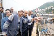 ببینید | بازديد مدیرعامل شرکت ساخت و توسعه از پروژه احداث پل بزرگ پل سفید