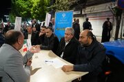 دیدار مردمی مدیرکل راه و شهرسازی آذربایجان‌غربی در رزمگاه شبانه
