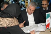 دیدار مردمی مدیرکل راه و شهرسازی آذربایجان‌غربی در رزمگاه شبانه