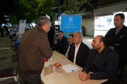 دیدار مردمی مدیرکل راه و شهرسازی آذربایجان‌غربی در رزمگاه شبانه