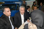 دیدار مردمی مدیرکل راه و شهرسازی آذربایجان‌غربی در رزمگاه شبانه