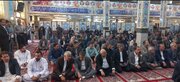 ببینید|حضور مدیرکل، معاونین و کارکنان بسیجی اداره کل راه و شهرسازی سیستان و بلوچستان در دومین مراسم گرامیداشت رئیس جمهور شهید و شهدای خدمت