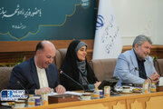 ببینید | مراسم گرامیداشت هفته ارتباطات و روابط عمومی با حضور وزیر راه و شهرسازی (2)