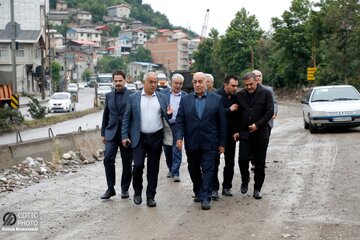 ببینید | بازديد مدیرعامل شرکت ساخت و توسعه از پروژه احداث پل بزرگ پل سفید