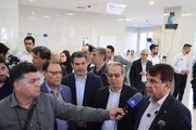 ببینید| افتتاح ساختمان الحاقی بیمارستان مراغه